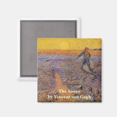 De Zaaier door Vincent van Gogh Magneet (Voorkant / Achterkant)