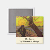 De zaaier door Vincent van Gogh Magneet (Voorkant / Achterkant)