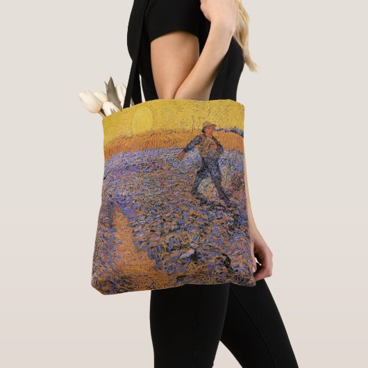 De Zaaier door Vincent van Gogh Tote Bag (Dichtbij)