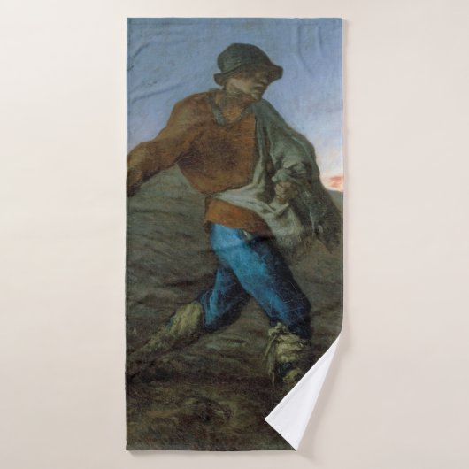 De zaaier, Jean-Francois Millet Badhanddoek (Badhanddoek)