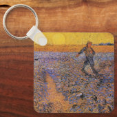 De Zaaier van Vincent van Gogh Sleutelhanger (Voorkant)