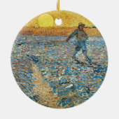 De zaaier | Vincent van Gogh Keramisch Ornament (Achterkant)