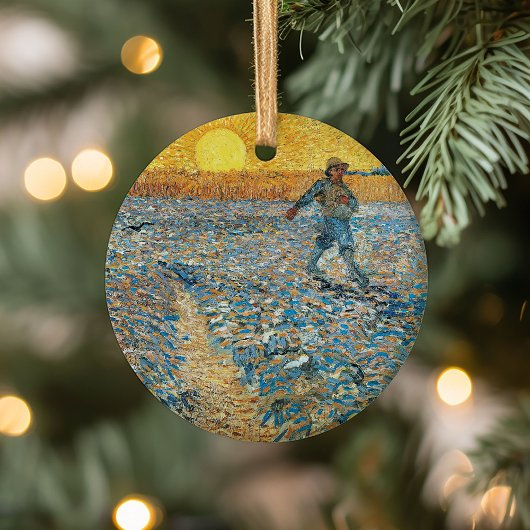 De zaaier | Vincent van Gogh Keramisch Ornament