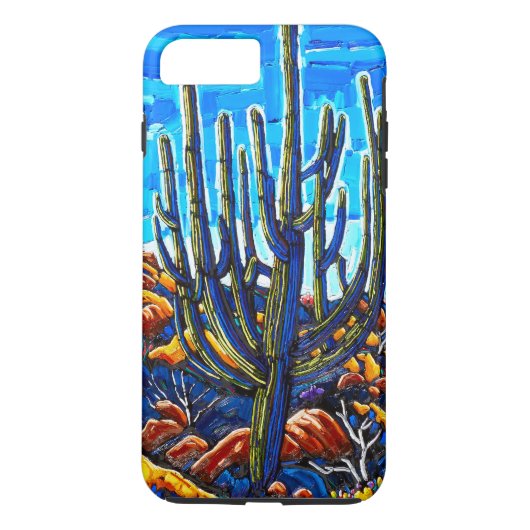 De zaak Big Saguaro iPhone Case-Mate iPhone Case (Achterkant)