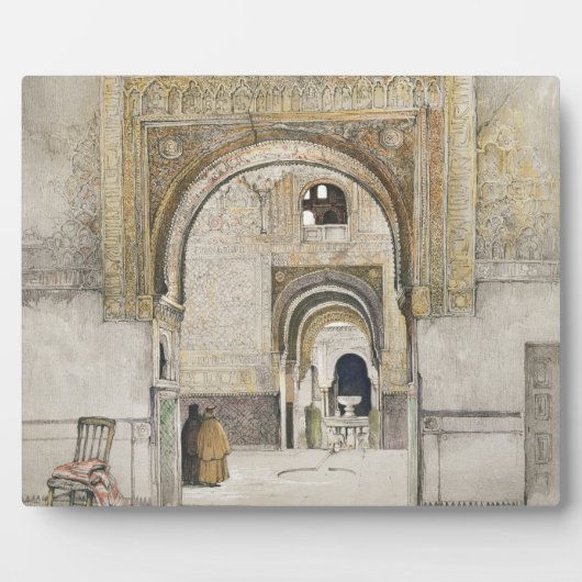 De zaal van de twee zussen (Sala de las dos Herma) Fotoplaat (Voorkant)