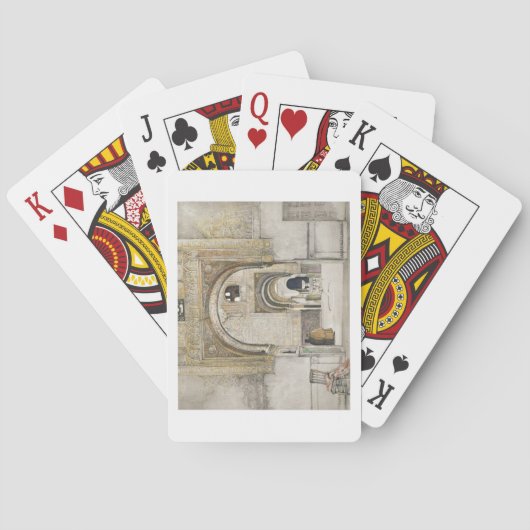 De zaal van de twee zussen (Sala de las dos Herma) Pokerkaarten (Achterkant)