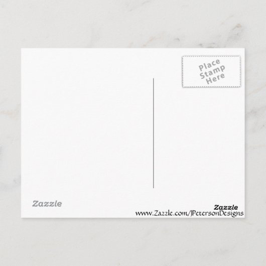 De Zaal van het hol Briefkaart (Achterkant)