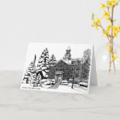 De Zaal van Robinson, Universiteit Albion notecard Kaart (Gele Bloem)