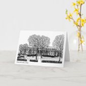 De Zaal van Wesley, Universiteit Albion, notecard Kaart (Gele Bloem)