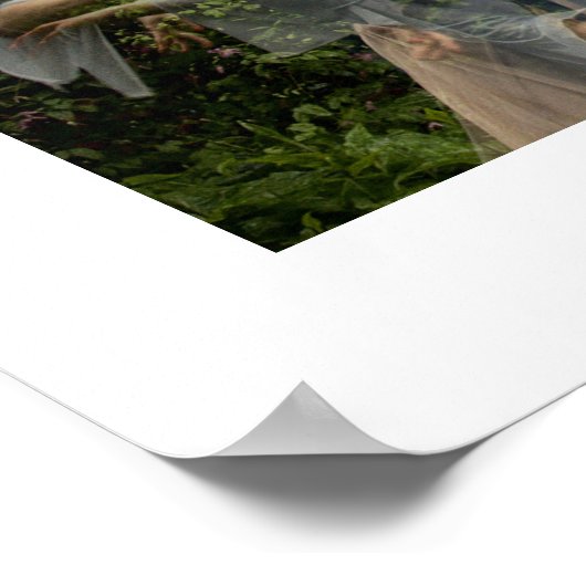 De zachte beweging van de dans (Multi No 1) Poster (Hoek)