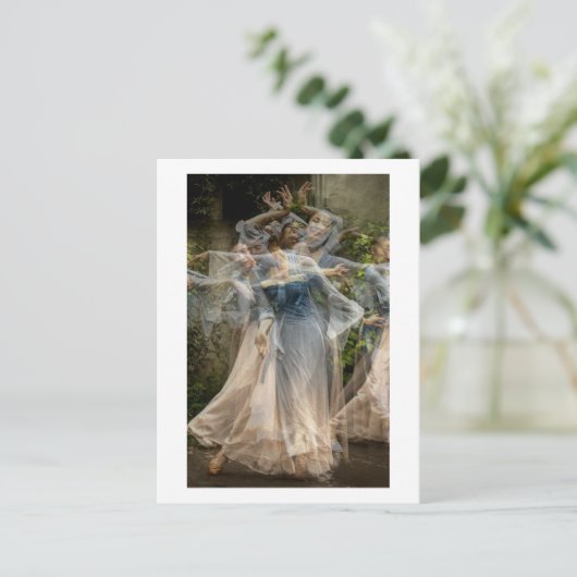 De zachte beweging van de dans (Multi No 3) Briefkaart (Staand voorkant)