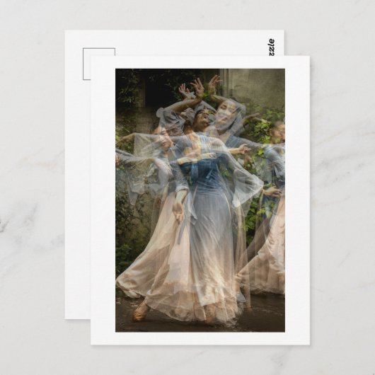 De zachte beweging van de dans (Multi No 3) Briefkaart (Voorkant / Achterkant)