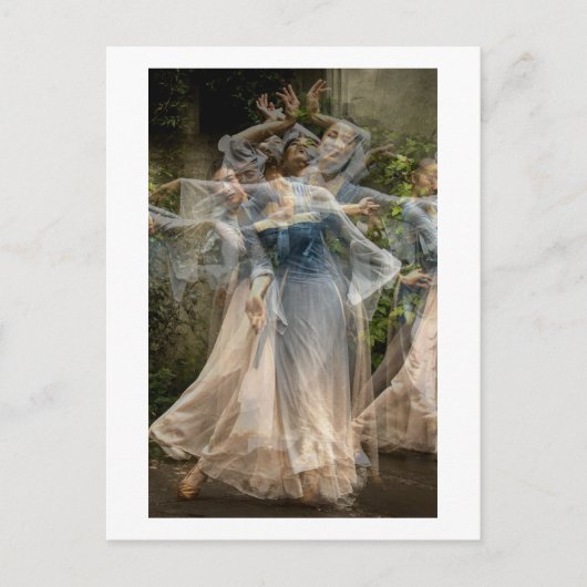 De zachte beweging van de dans (Multi No 3) Briefkaart (Voorkant)
