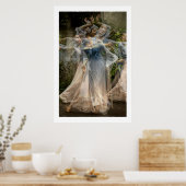 De zachte beweging van de dans (Multi No 3) Poster (Keuken)