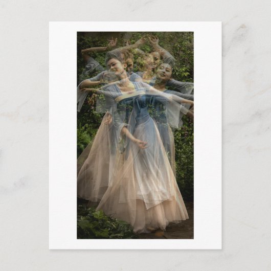 De zachte beweging van de dans (Multi No 4) Briefkaart (Voorkant)