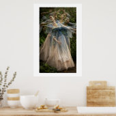 De zachte beweging van de dans (Multi No 4) Poster (Keuken)