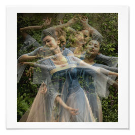 De zachte beweging van de dans (Multi No. 6) Foto Afdruk