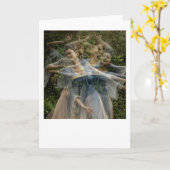 De zachte beweging van de dans (Multi No. 6) Kaart (Gele Bloem)