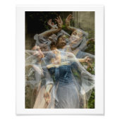 De zachte beweging van de dans (Multi No 7) Foto Afdruk (Voorkant)