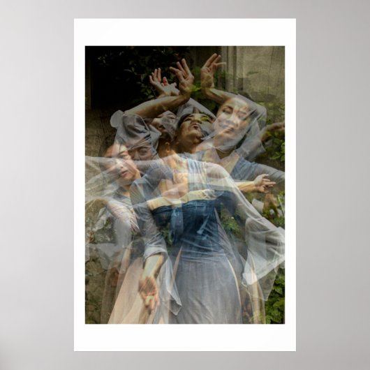 De zachte beweging van de dans (Multi No 7) Poster (Voorkant)