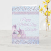 De zachte BloemenKaart van het Moederdag van de Kaart (Gele Bloem)