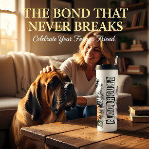 De zachte bloemensereniteit van Bloodhound Thermosbeker