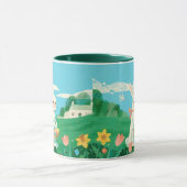 De zachte boerenkonijn Kind Ones Whimsical koffie Mok (Midden)