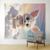 "De zachte hart van Skywhiskers" Wandkleed (In Situ (horizontaal))