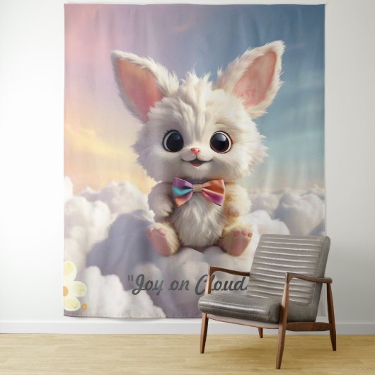 "De zachte hart van Skywhiskers" Wandkleed (In situ)