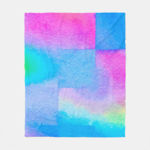 De zachte Kunst aardige Kleur spetst. Oppervlakteo Fleece Deken