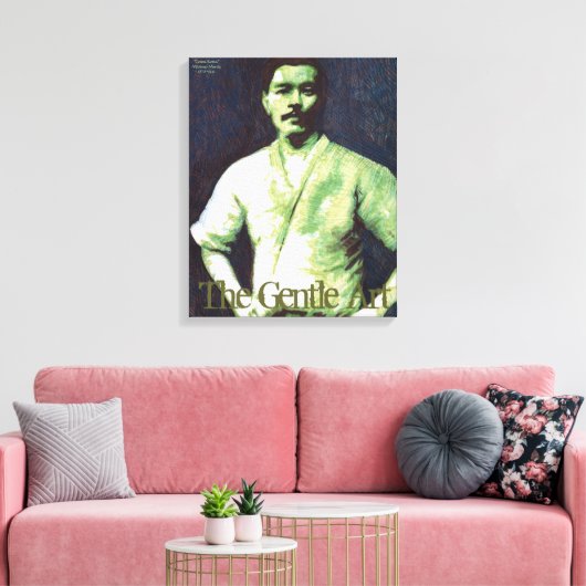 De zachte kunst canvas afdruk (Insitu (Woonkamer))