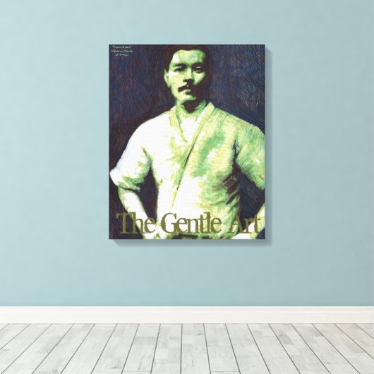 De zachte kunst canvas afdruk (Insitu (Houten vloer))