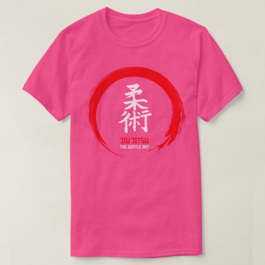 De zachte kunst Jiu jitsu T-shirt (Design voorkant)