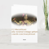 De zachte Omhelzing van het Katje dankt u kaardt Bedankkaart (Achterkant)