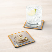 "De zachte omhelzing van sereniteit" Bier Onderzetter (Rechterzijde)