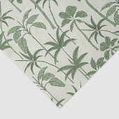De zachte onthulling: botanische palm luxe salie tissuepapier (Detail)