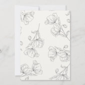 De zachte seizoensbruiloft bespaart de datum save the date (Achterkant)