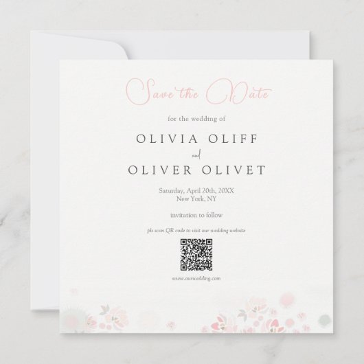 De zachtheid van de Rozen van het Thee trouwt spar Kaart (Achterkant)