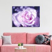 De zachtste roze roze verrekte canvas druk afdruk (Insitu (Woonkamer))