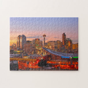 De zadelkoepelkalgary. legpuzzel