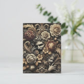 De zaden die we zaaien - Gothic Victoriaans Feestdagenkaart (Staand voorkant)