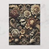 De zaden die we zaaien - Gothic Victoriaans Feestdagenkaart (Voorkant)