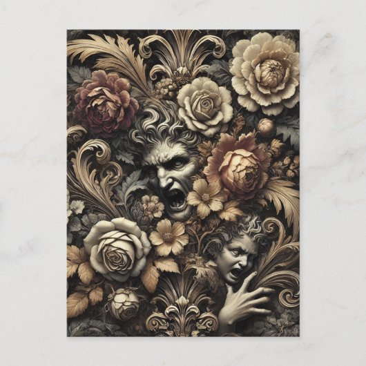 De zaden die we zaaien - Gothic Victoriaans Feestdagenkaart (Voorkant)