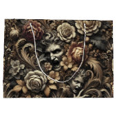 De zaden die we zaaien - Gotisch barok bloemmotief Groot Cadeauzakje (Achterkant)