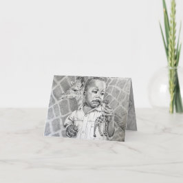 DE ZADEN VAN DE MOSTERD GROEIEN - NEEM NOTA VAN BEDANKKAART