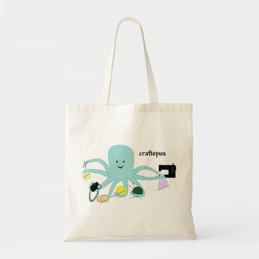 De zak Craftopus Tote Bag (Voorkant)