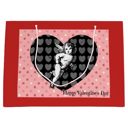 De Zak van de Gift van de ENGELEN van het HART Groot Cadeauzakje (Voorkant)