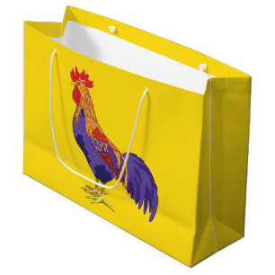 De Zak van de Gift van de haan Large Cadeautasje