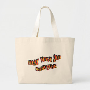 De Zak van de Overlevende 2011 van de hittegolf Grote Tote Bag