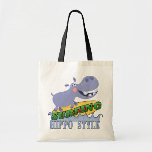 De Zak van het Bolsa van het Nijlpaard van Surfer Tote Bag